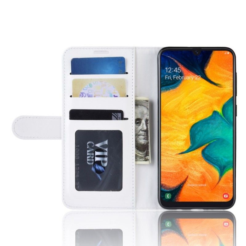 Flip Cover Samsung Galaxy A30 Sort Ultra Kunstlæder