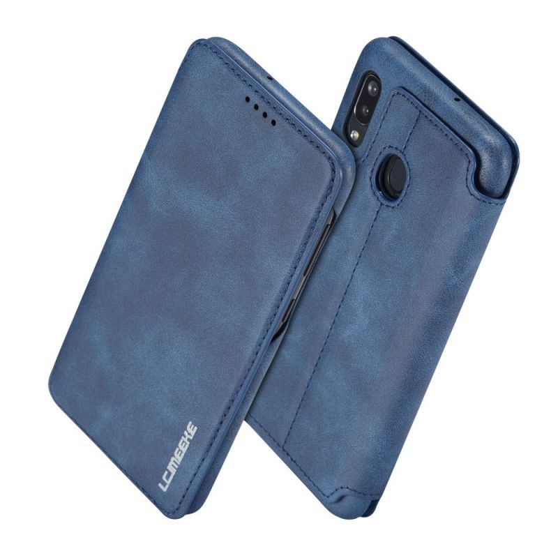 Læder Cover Samsung Galaxy A30 Rød Lc.Imeeke Lædereffekt Beskyttelse