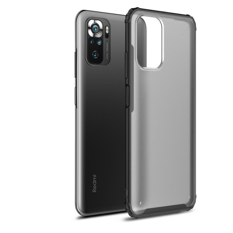 Cover Xiaomi Redmi Note 10 / Note 10S Sort Mobilcover Frostet Effekt