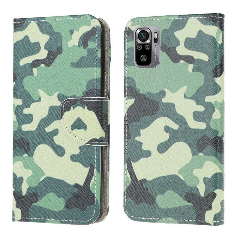 Flip Cover Xiaomi Redmi Note 10 / Note 10S Camouflage