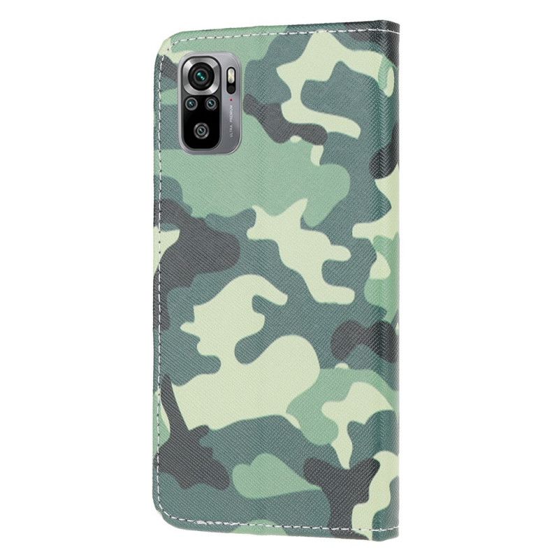 Flip Cover Xiaomi Redmi Note 10 / Note 10S Camouflage