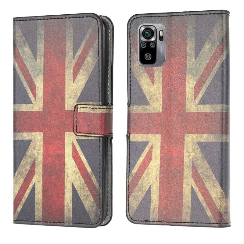 Flip Cover Xiaomi Redmi Note 10 / Note 10S Englands Flag