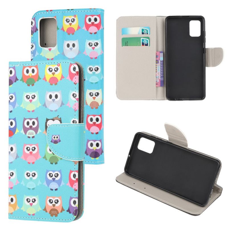 Flip Cover Xiaomi Redmi Note 10 / Note 10S Flere Ugler 2