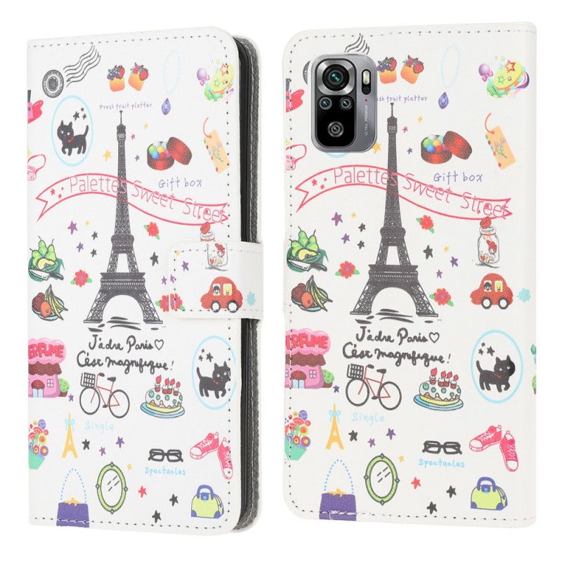 Flip Cover Xiaomi Redmi Note 10 / Note 10S Jeg Elsker Paris