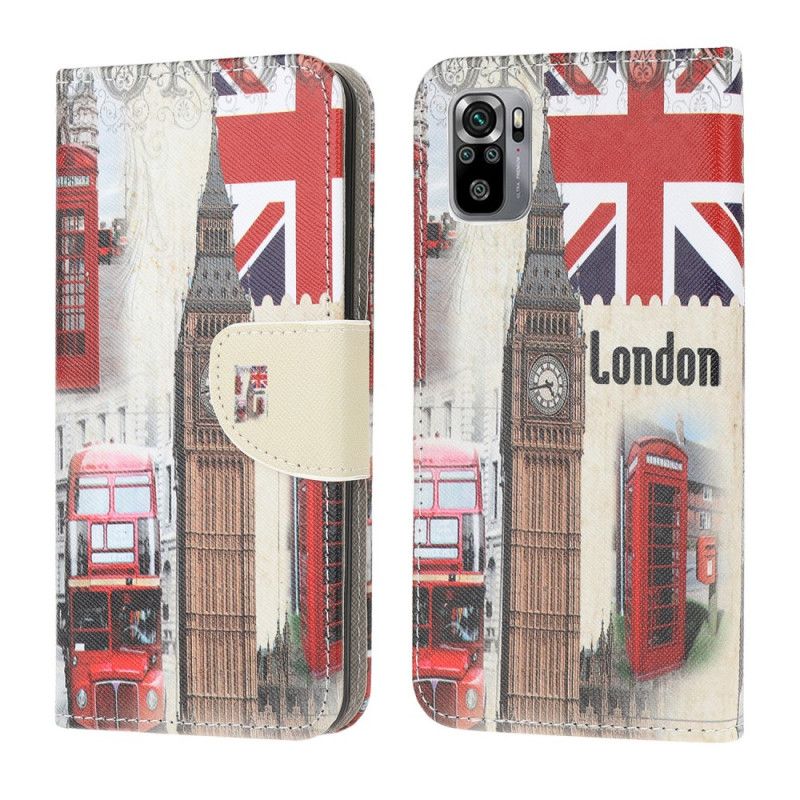 Flip Cover Xiaomi Redmi Note 10 / Note 10S London Liv