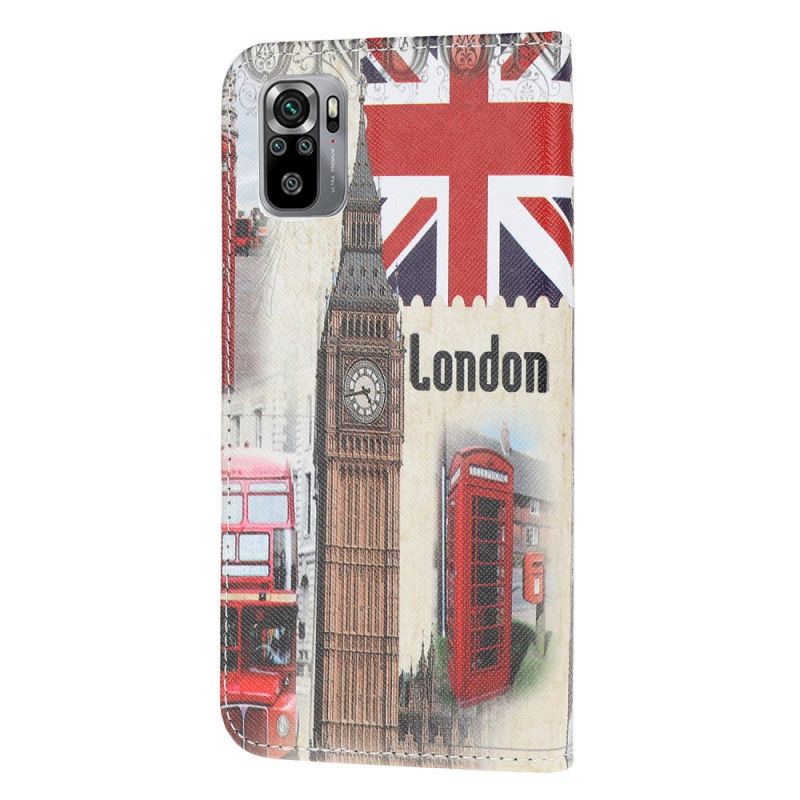 Flip Cover Xiaomi Redmi Note 10 / Note 10S London Liv