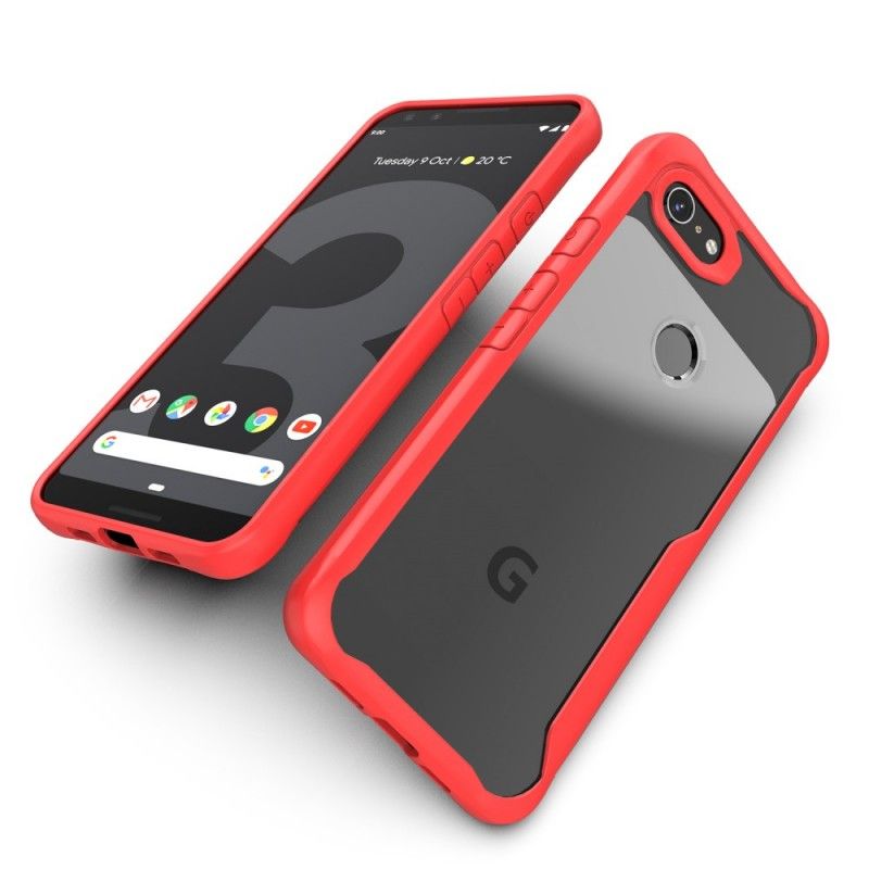 Cover Google Pixel 3A Mobilcover Skråkant Hybrid