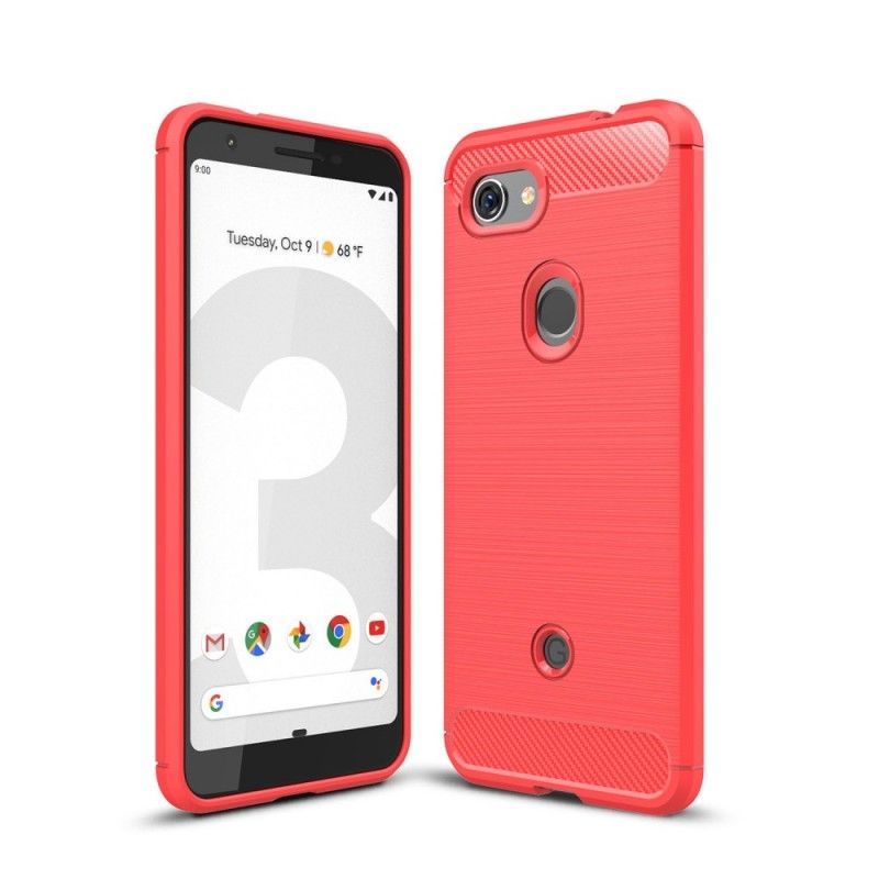 Cover Google Pixel 3A Sort Børstet Kulfiber