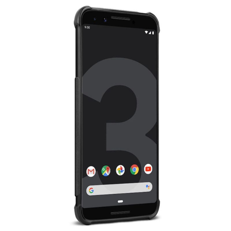 Cover Google Pixel 3 Imak Børstet Kulfiber Beskyttelse