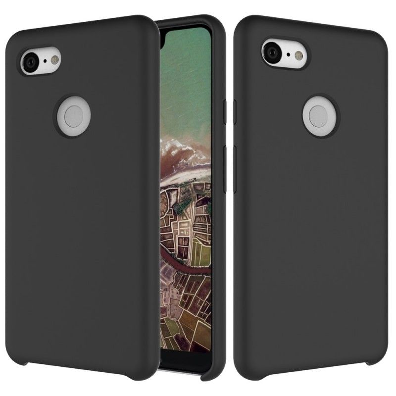 Cover Google Pixel 3 Sort Stiv Silikone