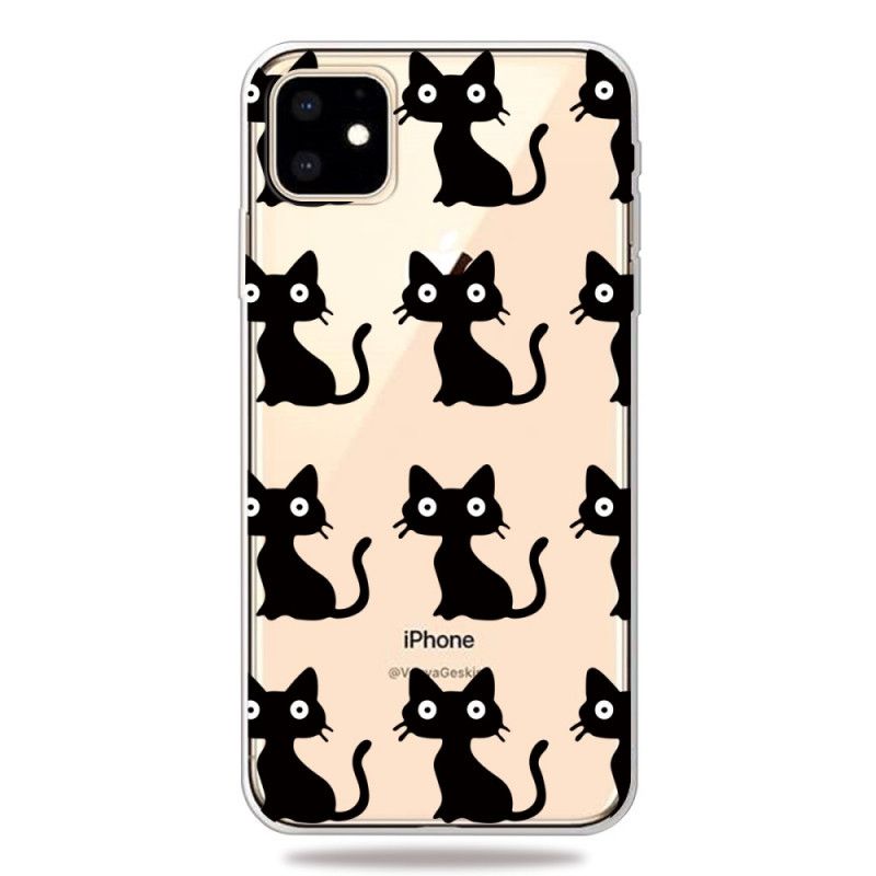 Cover for iPhone 11 Flere Sorte Katte