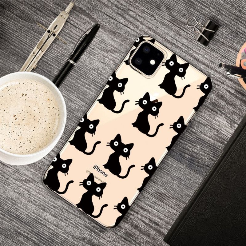 Cover for iPhone 11 Flere Sorte Katte