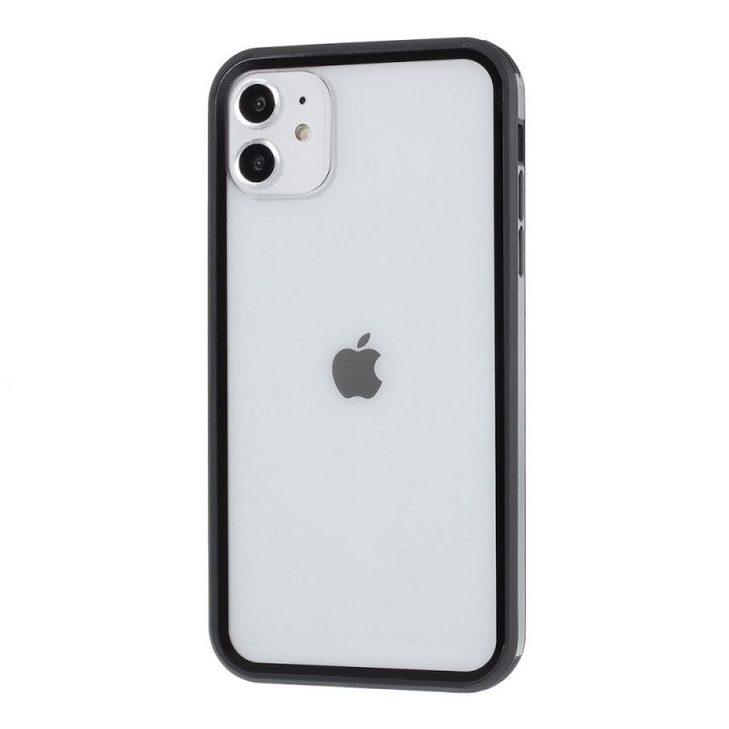 Cover for iPhone 11 Hvid Hybrid Silikonefælgdesign