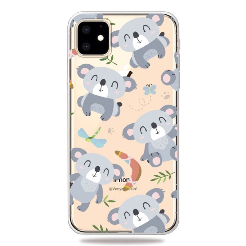 Cover for iPhone 11 Søde Grå Koalaer