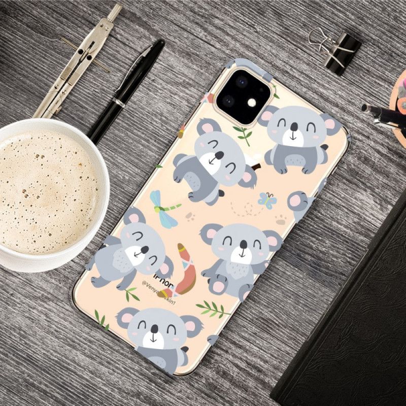 Cover for iPhone 11 Søde Grå Koalaer