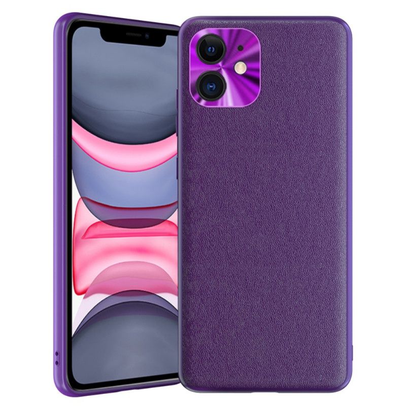 Cover for iPhone 11 Sort Farve Læder Stil