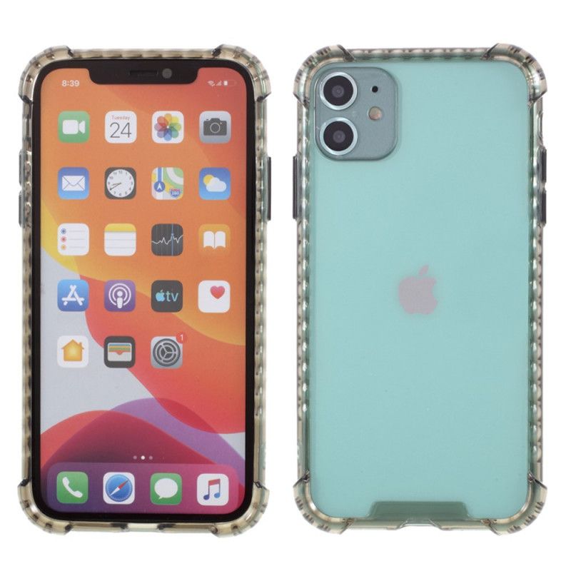 Cover for iPhone 11 Sort Hybrid Akryl Og Silikone Farve