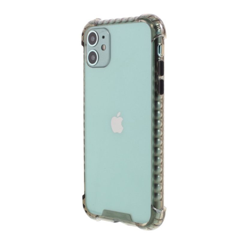 Cover for iPhone 11 Sort Hybrid Akryl Og Silikone Farve