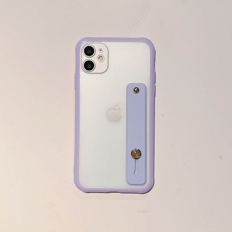 Cover for iPhone 11 Sort Hybrid Med Støttebælte