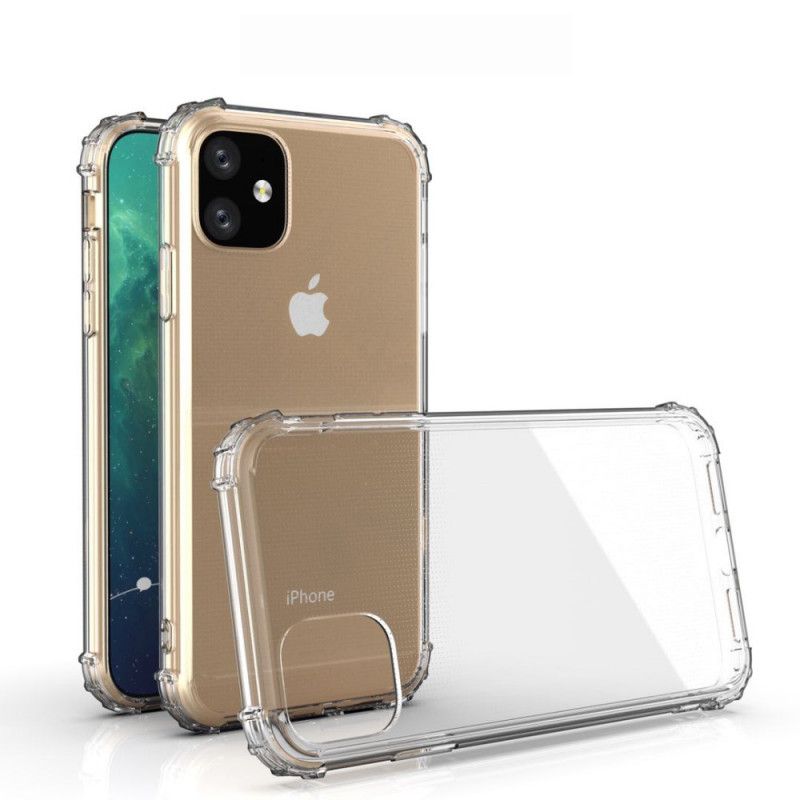 Cover iPhone 11 Gennemsigtig Premium Silikone Beskyttelse