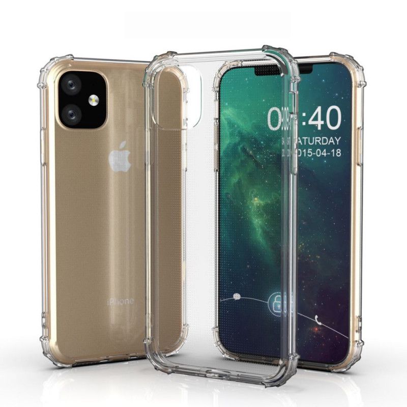 Cover iPhone 11 Gennemsigtig Premium Silikone Beskyttelse