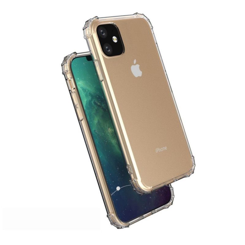 Cover iPhone 11 Gennemsigtig Premium Silikone Beskyttelse