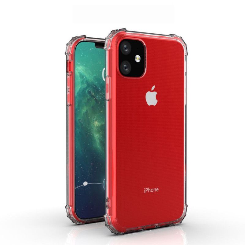 Cover iPhone 11 Gennemsigtig Premium Silikone Beskyttelse