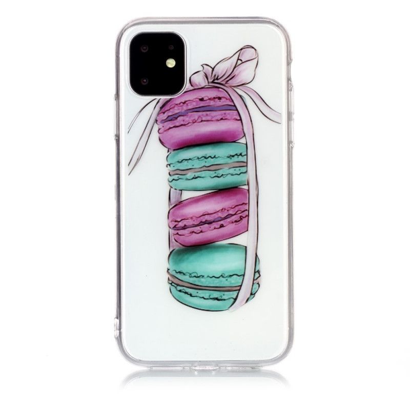 Cover iPhone 11 Gennemsigtige Gourmetmakroner