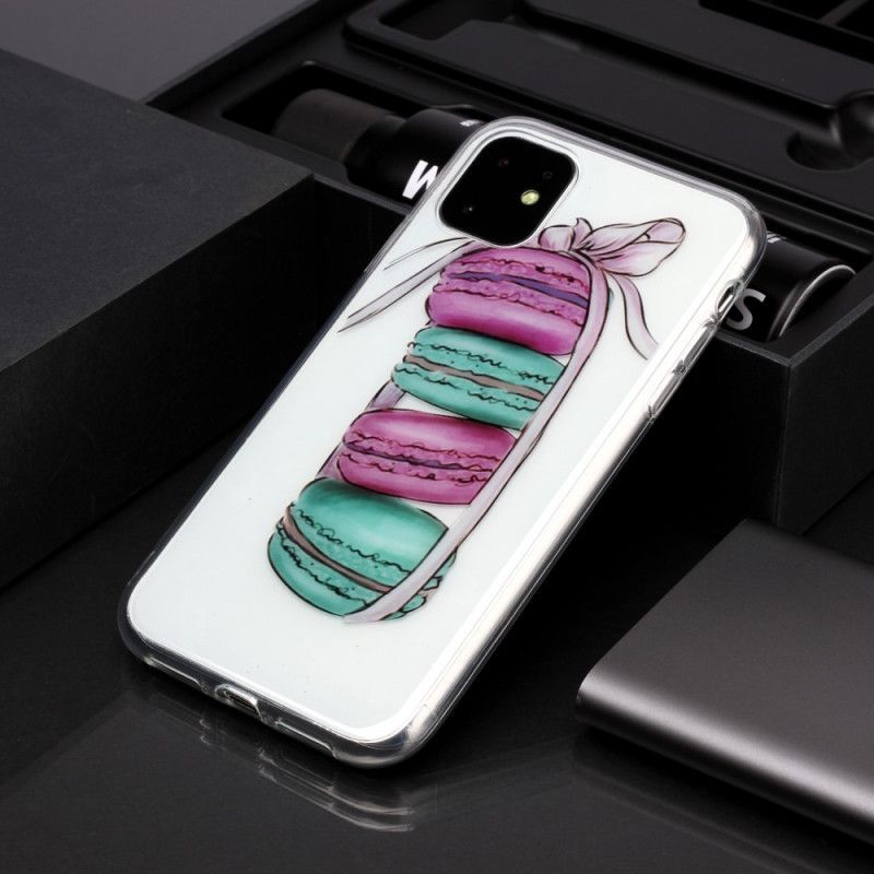 Cover iPhone 11 Gennemsigtige Gourmetmakroner