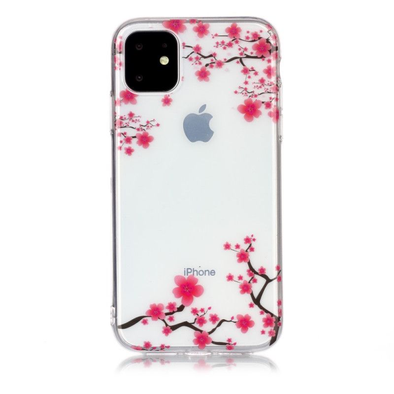 Cover iPhone 11 Gennemsigtigt Blomstrende Træ