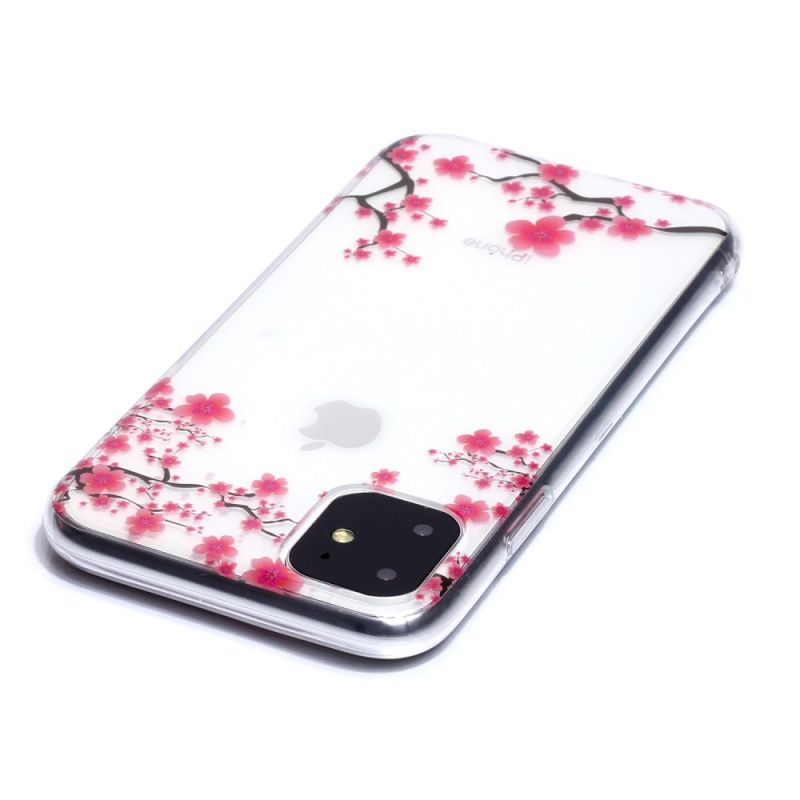 Cover iPhone 11 Gennemsigtigt Blomstrende Træ