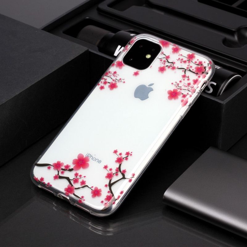 Cover iPhone 11 Gennemsigtigt Blomstrende Træ