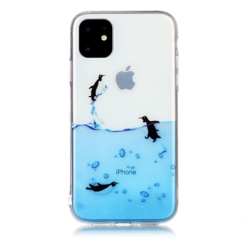 Cover iPhone 11 Gennemsigtigt Pingvinspil