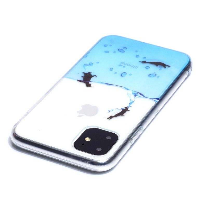 Cover iPhone 11 Gennemsigtigt Pingvinspil