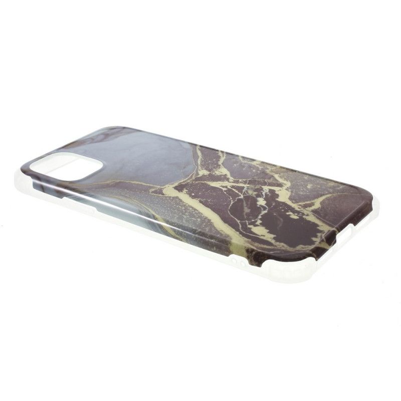 Cover iPhone 11 Hvid Fleksibel Silikone Marmor Original