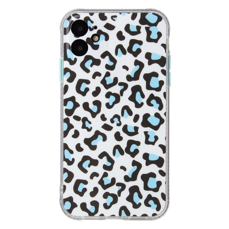 Cover iPhone 11 Magenta Leopardstil