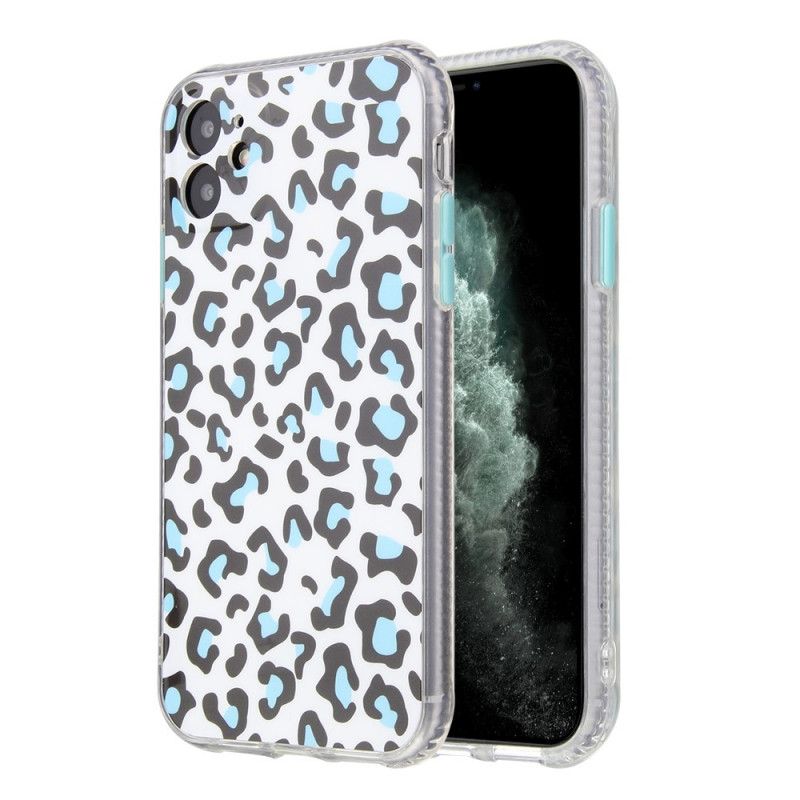 Cover iPhone 11 Magenta Leopardstil