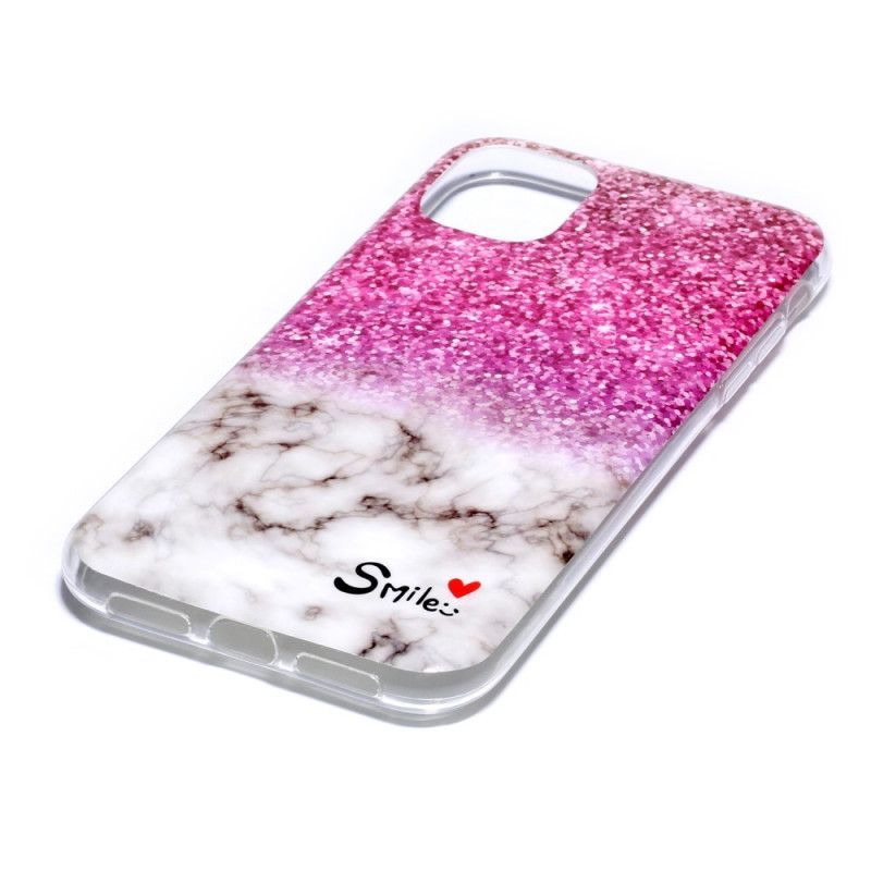 Cover iPhone 11 Marmor Glitter Og Smil