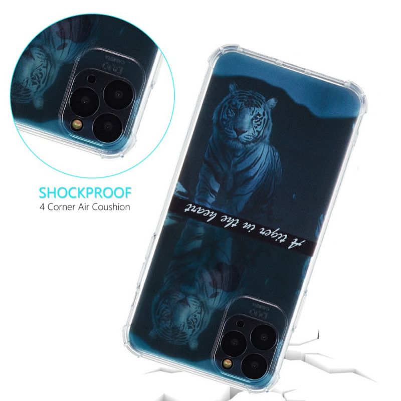 Cover iPhone 11 Mørkeblå Silikontiger