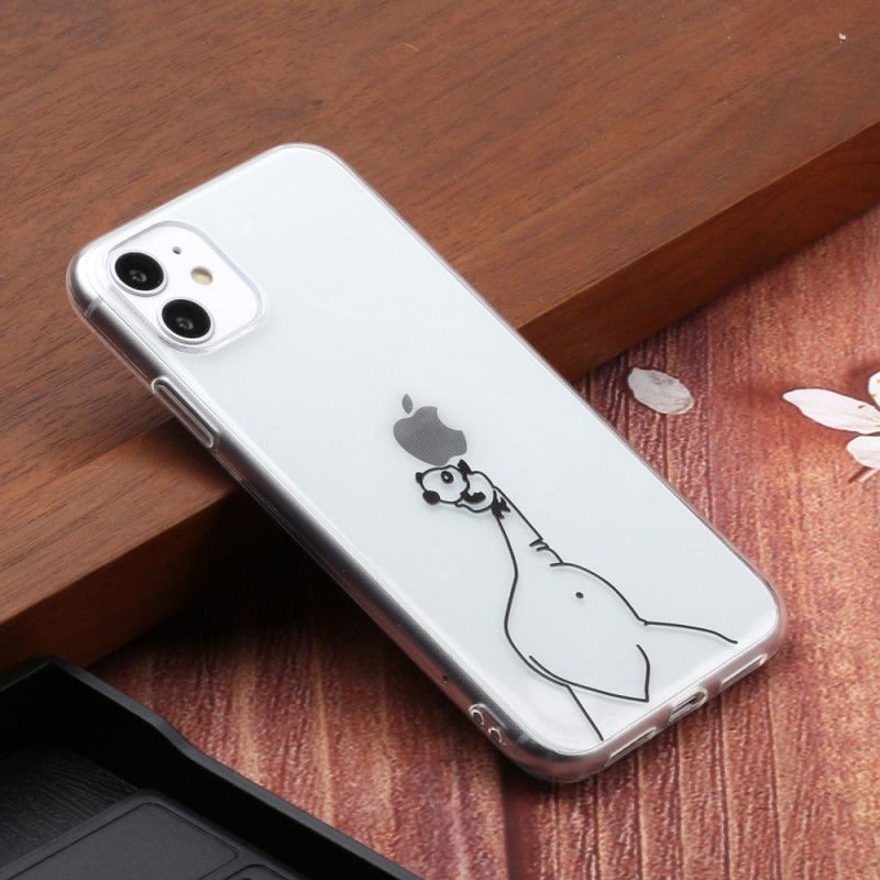 Cover iPhone 11 Panda Og Elefant Logo Spil