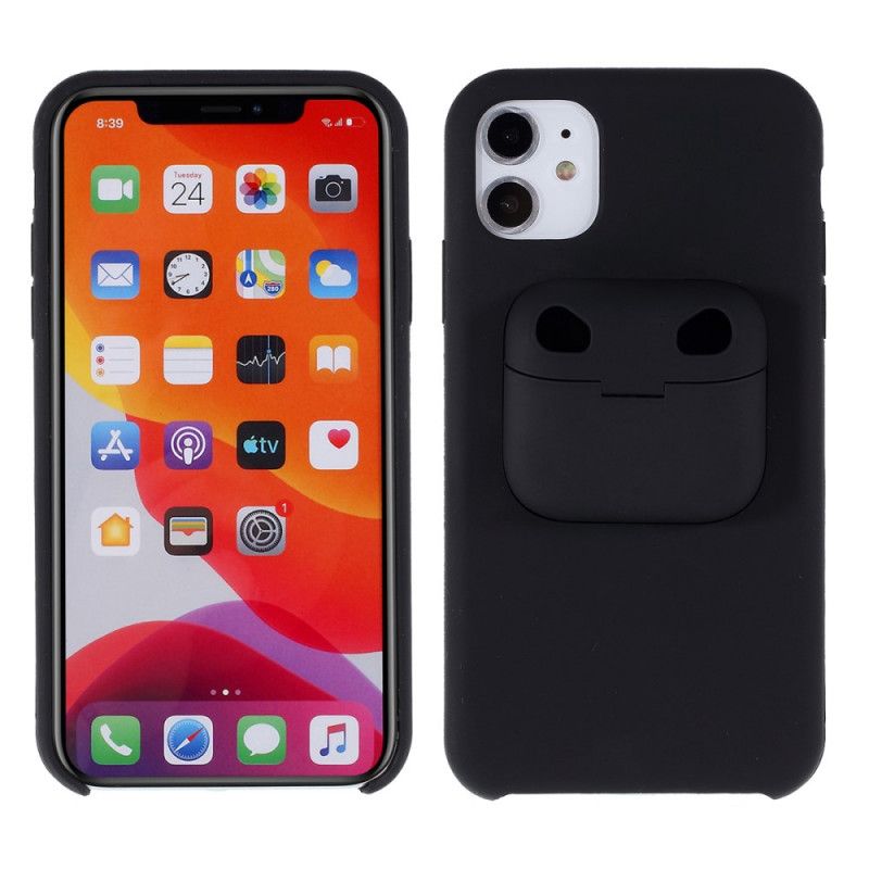 Cover iPhone 11 Sort 2-I-1 Silikone