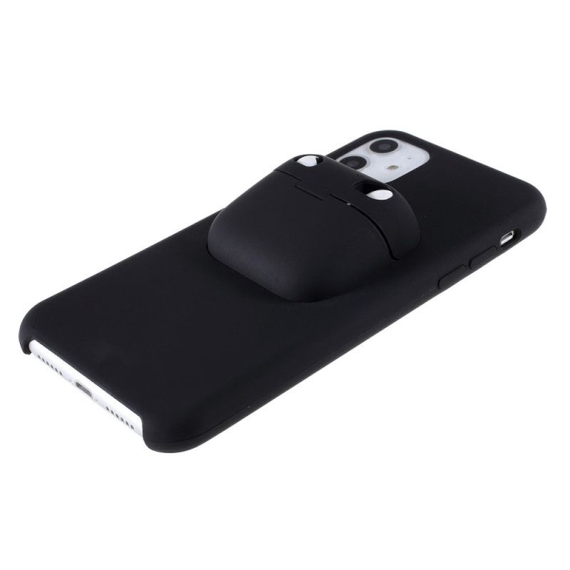 Cover iPhone 11 Sort 2-I-1 Silikone