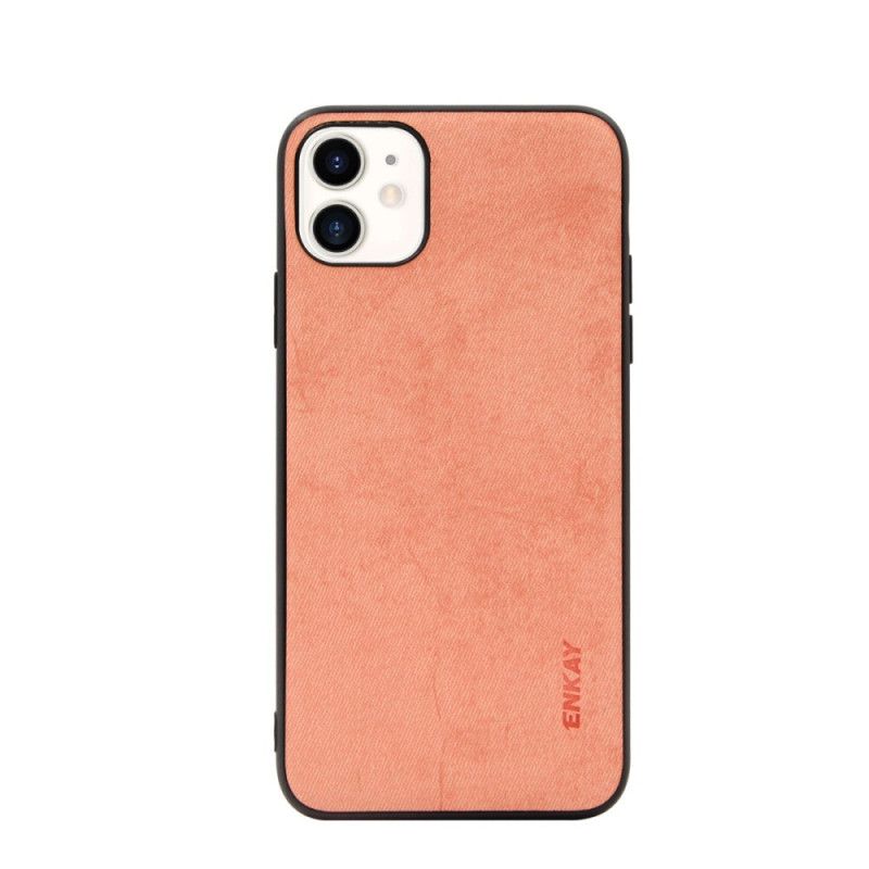 Cover iPhone 11 Sort Enkay Stoftekstur