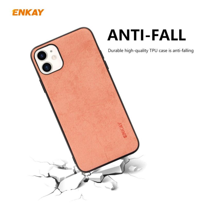 Cover iPhone 11 Sort Enkay Stoftekstur