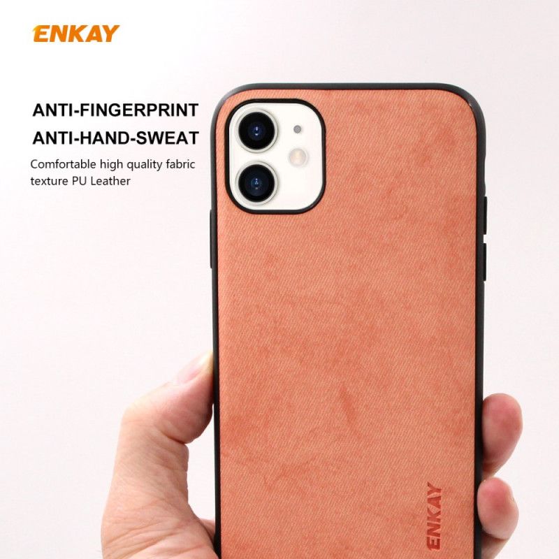 Cover iPhone 11 Sort Enkay Stoftekstur