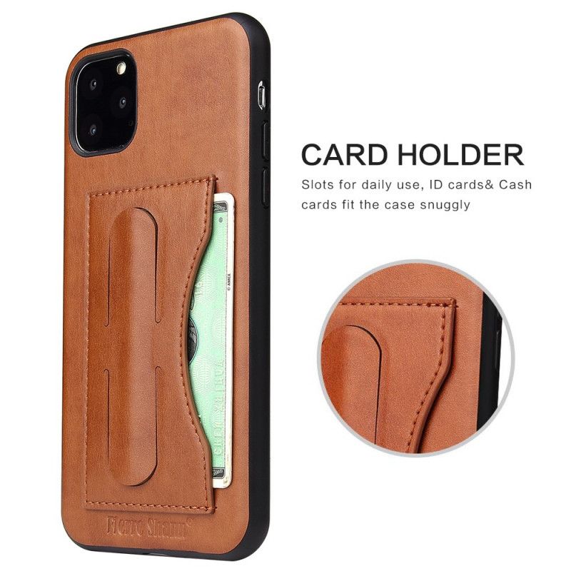 Cover iPhone 11 Sort Fierre Shann Kortholder Og Holder