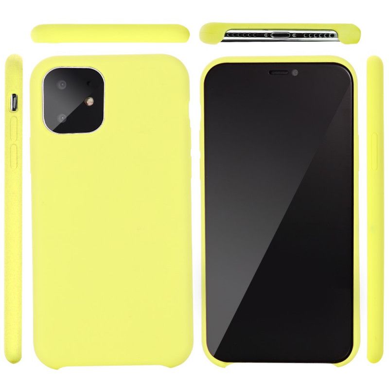 Cover iPhone 11 Sort Flydende Silikone Original