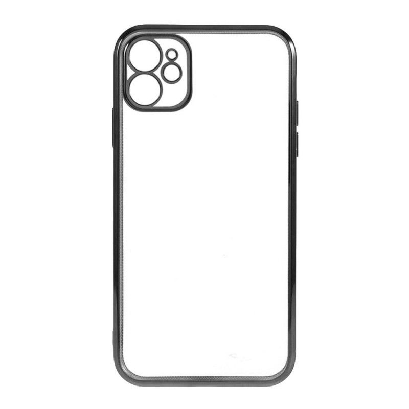 Cover iPhone 11 Sort Gennemsigtig Krystal