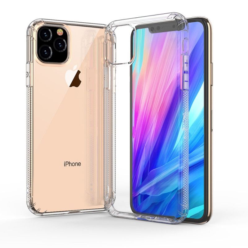 Cover iPhone 11 Sort Gennemsigtige Leeu-Beskyttelsespuder Beskyttelse