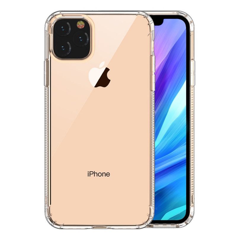 Cover iPhone 11 Sort Gennemsigtige Leeu-Beskyttelsespuder Beskyttelse